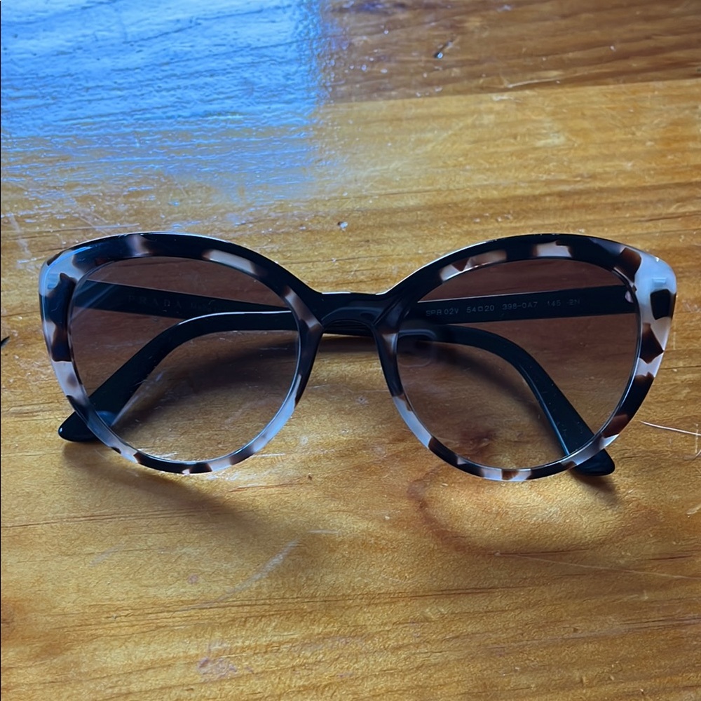 Prada Brown Cat-Eye Glasses